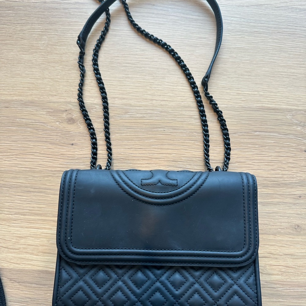 Tory Burch Black Quilted Shoulder Bag